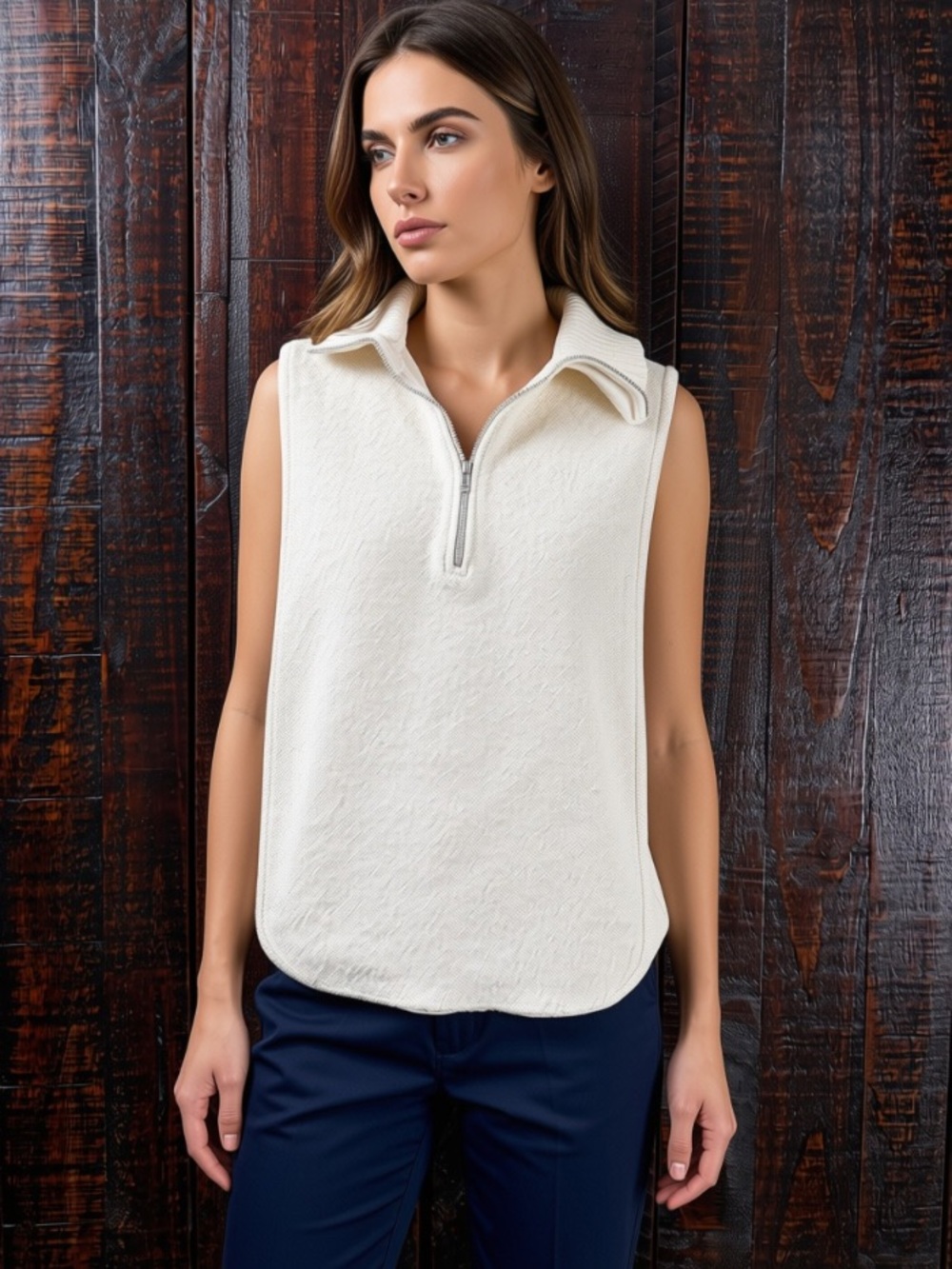 Zara Open Sides Knit Sweater Vest Cape Top XS/S